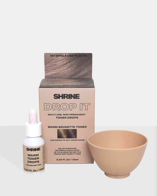 SHRINE DROP IT WARM BROWN TONER KIT WITH BOWL 