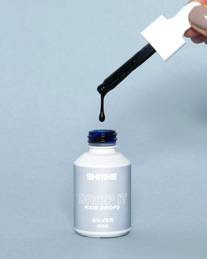 Silver Hair Dye - SHRINE DROP IT Bottle